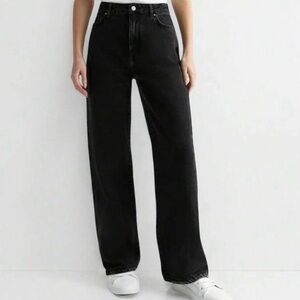 KATCH ME High-Rise Wide Leg Women's Jeans - Black